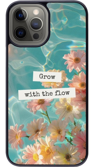 iPhone 12 Pro Max Case Hülle - Summer 2025 Grow with the flow