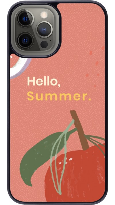 iPhone 12 Pro Max Case Hülle - Summer 2025 Hello summer