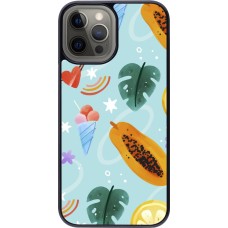 iPhone 12 Pro Max Case Hülle - Summer 2025 Pattern papaya