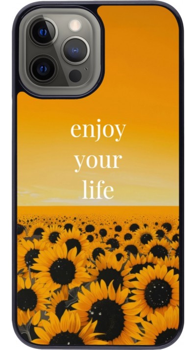 iPhone 12 Pro Max Case Hülle - Summer 2026 Enjoy your life
