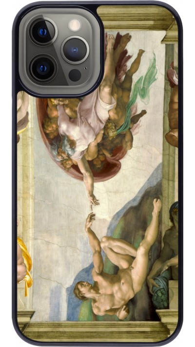 iPhone 12 Pro Max Case Hülle - Kunstbild - Die Erschaffung Adams - Michelangelo