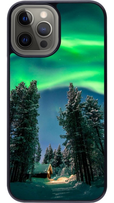iPhone 12 Pro Max Case Hülle - Winter 22 Northern Lights
