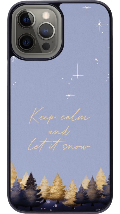 iPhone 12 Pro Max Case Hülle - Winter 25 Winter illustration of trees