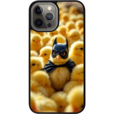 iPhone 12 Pro Max Case Hülle - Silikon schwarz Easter 2026 Chicken Batman