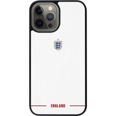 iPhone 12 Pro Max Case Hülle - Silikon schwarz England 2026 personalisierbares Fussballtrikot
