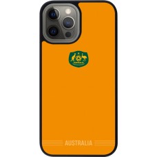 iPhone 12 Pro Max Case Hülle - Silikon schwarz Australien 2026 personalisierbares Fussballtrikot