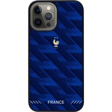 iPhone 12 Pro Max Case Hülle - Silikon schwarz Frankreich 2026 personalisierbares Fussballtrikot