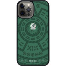 iPhone 12 Pro Max Case Hülle - Silikon schwarz Mexiko 2026 personalisierbares Fussballtrikot
