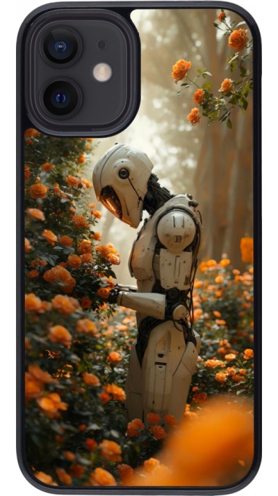 Coque iPhone 12 mini - Astronaut flowers 2025