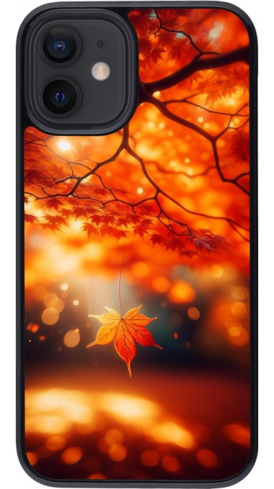 iPhone 12 mini Case Hülle - Herbst Magisch Orange