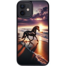 iPhone 12 mini Case Hülle - Pferd majestätisch Strand