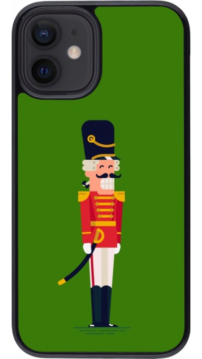 iPhone 12 mini Case Hülle - Christmas 25 Nutcracker Green