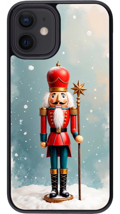 iPhone 12 mini Case Hülle - Christmas 25 Nutcracker Snow