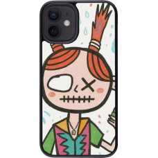 iPhone 12 mini Case Hülle - Little Girl Sketch