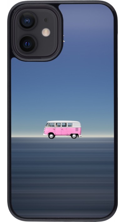 iPhone 12 mini Case Hülle - Spring 23 pink bus