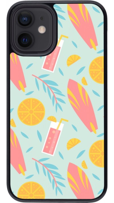 Coque iPhone 12 mini - Summer 2025 Pattern citron