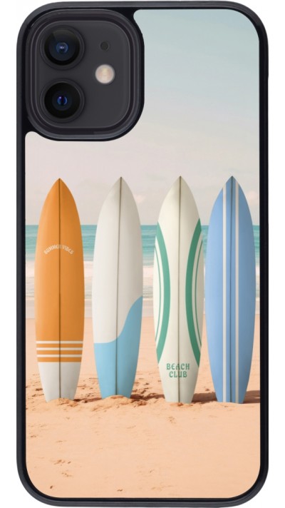 Coque iPhone 12 mini - Summer surfboard 2025