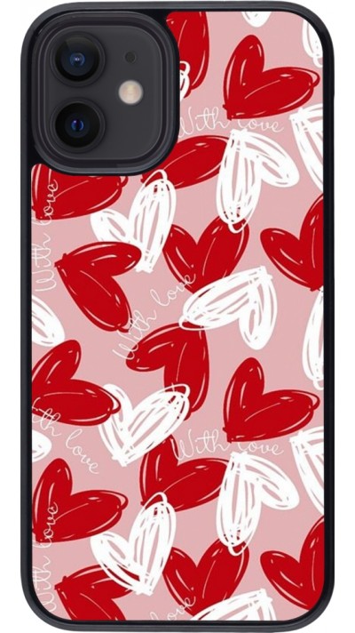 iPhone 12 mini Case Hülle - Valentine 2024 with love heart