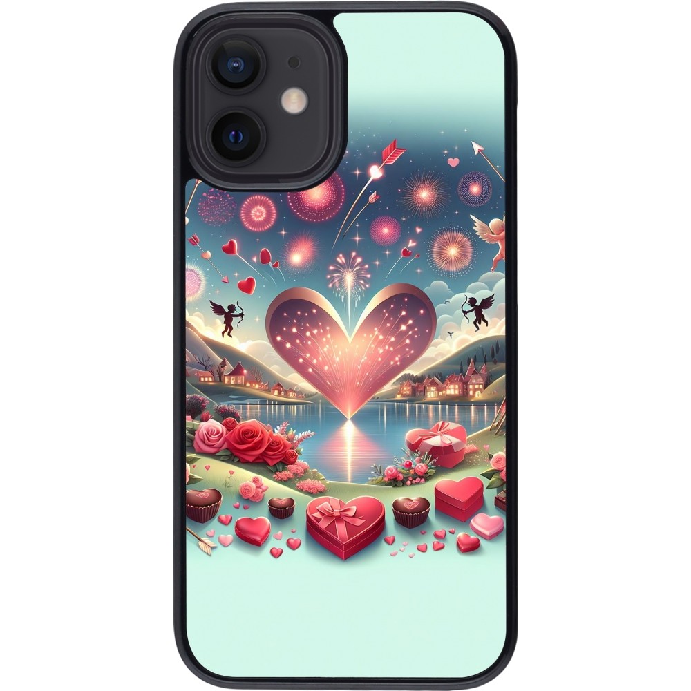 iPhone 12 mini Case Hülle - Valentin 2025 Schick