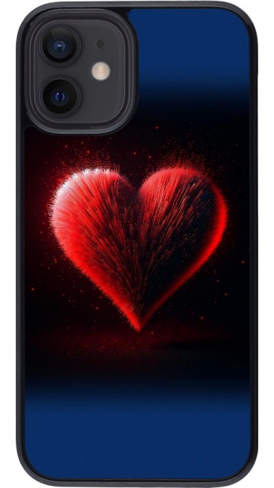 iPhone 12 mini Case Hülle - Valentin 2025 rotes Herz