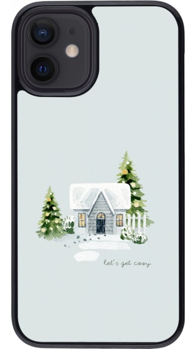 iPhone 12 mini Case Hülle - Winter 25 Cosy House