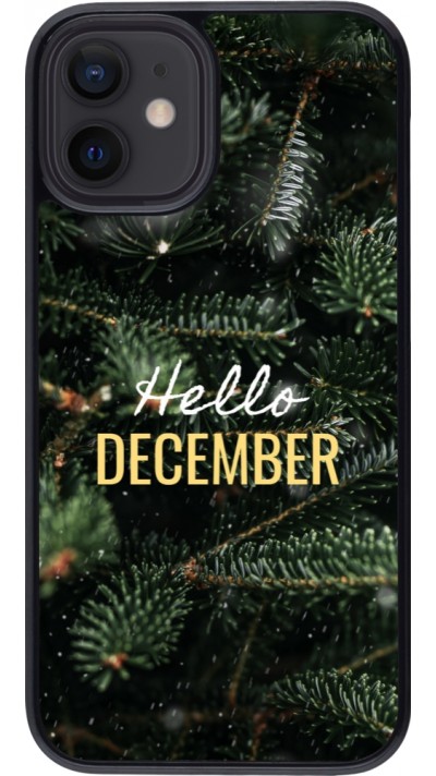 iPhone 12 mini Case Hülle - Winter 25 Winter hello december