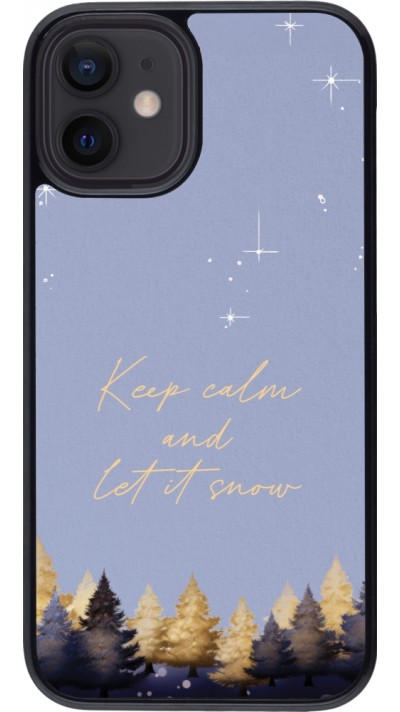 iPhone 12 mini Case Hülle - Winter 25 Winter illustration of trees