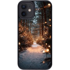 iPhone 12 mini Case Hülle - Winter 25 Winter snowy road