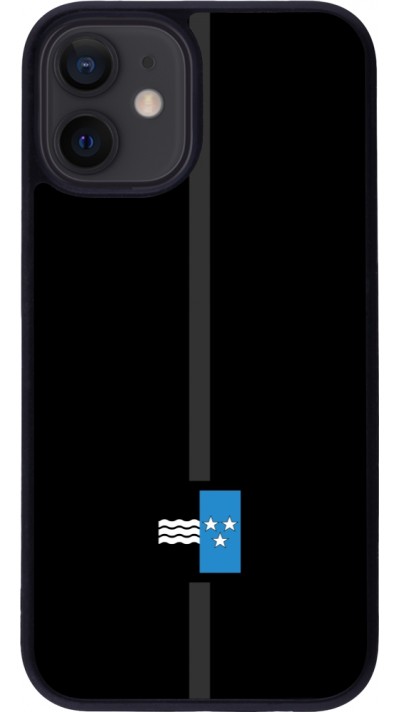 iPhone 12 mini Case Hülle - Silikon schwarz Kanton AG schwarz