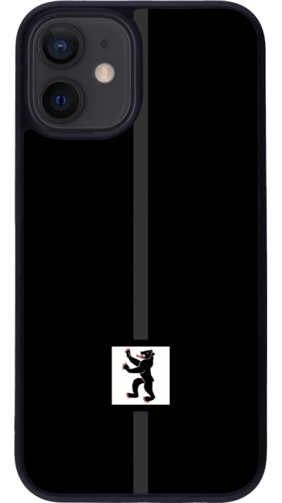 iPhone 12 mini Case Hülle - Silikon schwarz Kanton AI schwarz