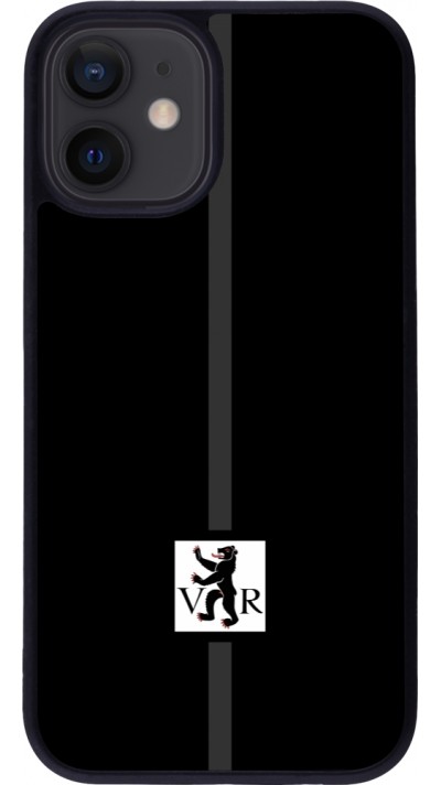 iPhone 12 mini Case Hülle - Silikon schwarz Kanton AR schwarz