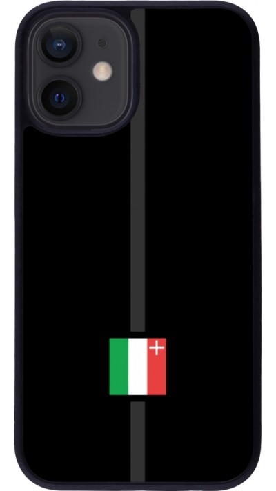 iPhone 12 mini Case Hülle - Silikon schwarz Kanton NE schwarz