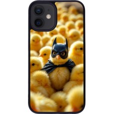 iPhone 12 mini Case Hülle - Silikon schwarz Easter 2026 Chicken Batman