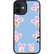 iPhone 12 mini Case Hülle - Silikon schwarz Easter 2026 Snoopy