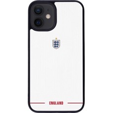 iPhone 12 mini Case Hülle - Silikon schwarz England 2026 personalisierbares Fussballtrikot