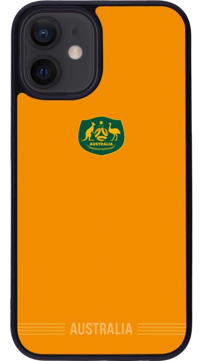 iPhone 12 mini Case Hülle - Silikon schwarz Australien 2026 personalisierbares Fussballtrikot