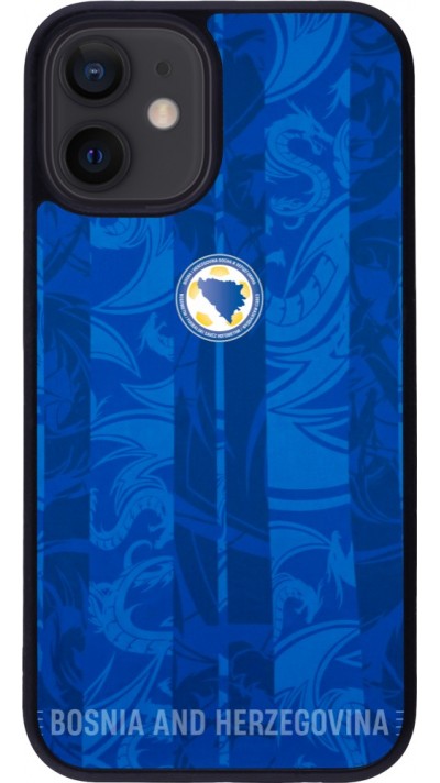 iPhone 12 mini Case Hülle - Silikon schwarz Bosnien und Herzegowina 2026 personalisierbares Fussballtrikot
