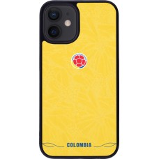 iPhone 12 mini Case Hülle - Silikon schwarz Kolumbien 2026 personalisierbares Fussballtrikot