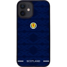 iPhone 12 mini Case Hülle - Silikon schwarz Schottland 2026 personalisierbares Fussballtrikot