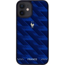 iPhone 12 mini Case Hülle - Silikon schwarz Frankreich 2026 personalisierbares Fussballtrikot