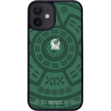 iPhone 12 mini Case Hülle - Silikon schwarz Mexiko 2026 personalisierbares Fussballtrikot