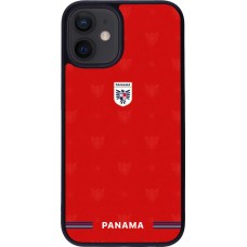 iPhone 12 mini Case Hülle - Silikon schwarz Panama 2026 personalisierbares Fussballtrikot