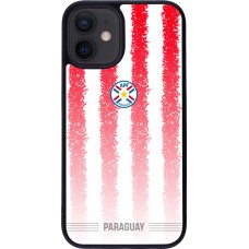 iPhone 12 mini Case Hülle - Silikon schwarz Paraguay 2026 personalisierbares Fussballtrikot