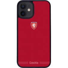 iPhone 12 mini Case Hülle - Silikon schwarz Tschechische Republik 2026 personalisierbares Fussballtrikot