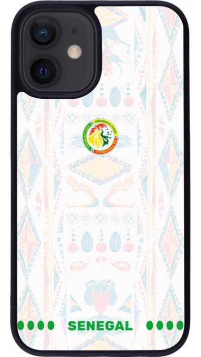 iPhone 12 mini Case Hülle - Silikon schwarz Senegal 2026 personalisierbares Fussballtrikot