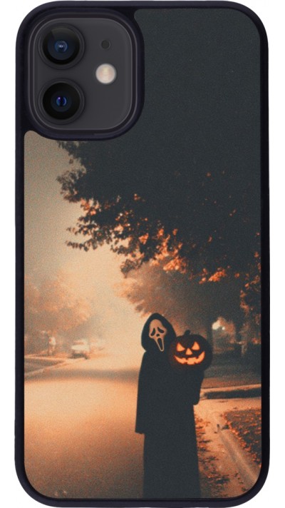 iPhone 12 mini Case Hülle - Silikon schwarz Halloween 2025 Scream