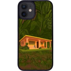iPhone 12 mini Case Hülle - Silikon schwarz Benitos house DTMF