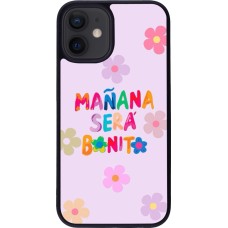 iPhone 12 mini Case Hülle - Silikon schwarz Karol G Manana sera bonito