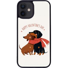 iPhone 12 mini Case Hülle - Silikon schwarz Saint Valentines Day 26 Happy Valentine