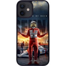 iPhone 12 mini Case Hülle - Silikon schwarz Senna The King of Rain